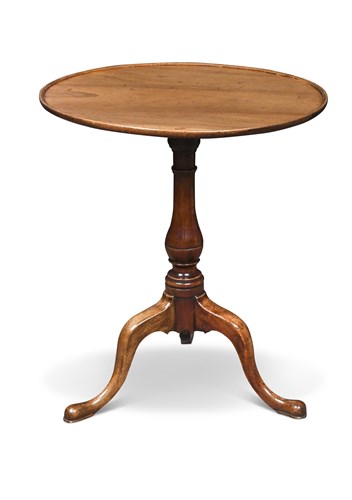 Lot 409 - A George III mahogany tripod table