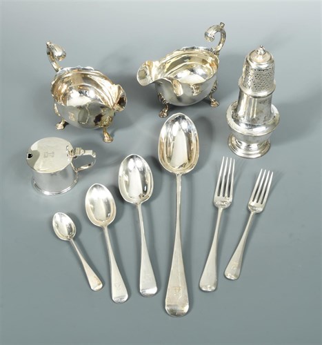 Lot 94 - A magnificent 20th century silver travelling ensemble by Garrard & Co