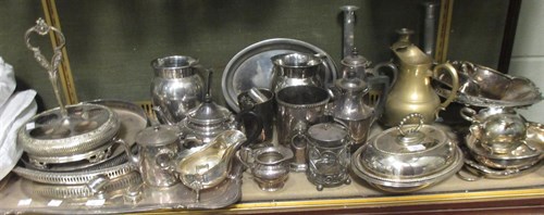 Lot 226 - Large collection of EPNS to include a galley...