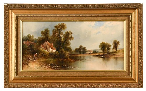 Lot 185 - William Archibald Wall (British, 1828- c....