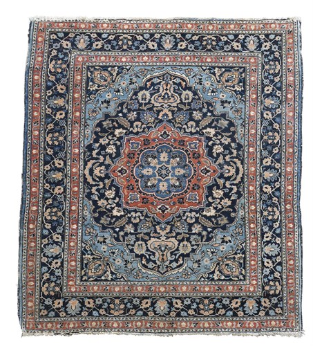 Lot 479 - A pair of Kashan rugs