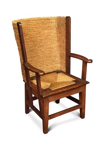 Lot 349 - An oak Orkney child's chair