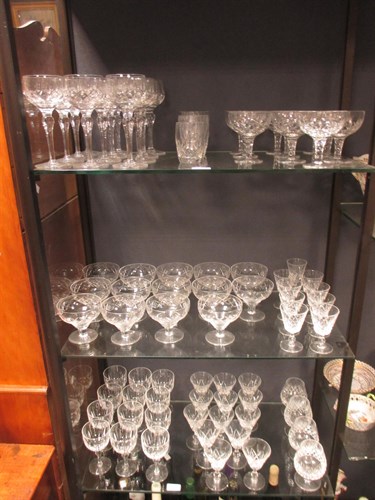 Lot 93 - A large quantity of cut glass Stuart crystal...