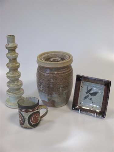 Lot 11 - Peter Askern, a collection of studio ceramics,...