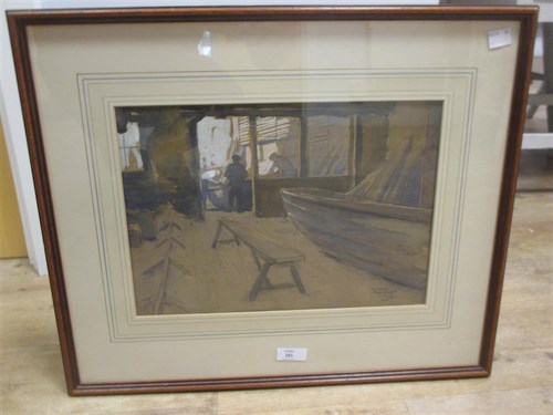 Lot 283 - Murray McNeel Urquhart(1880-1972) a shipwright'...