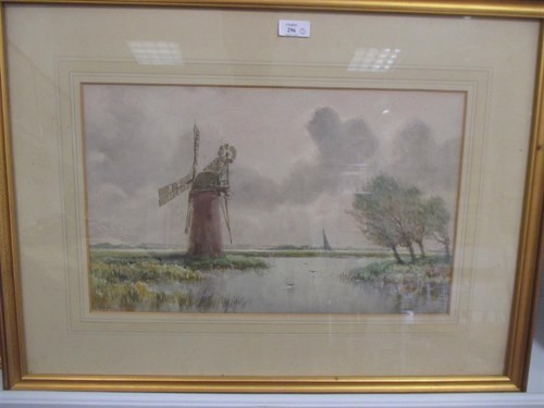 Lot 296 - Collection of watercolours of the Norfolk...