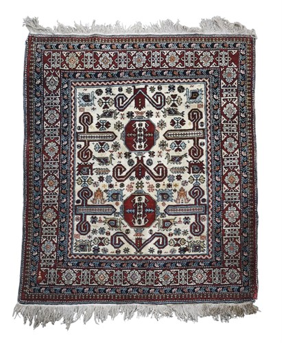 Lot 472 - A Caucasian Perepedil rug
