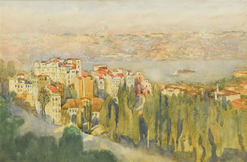 Lot 437 - Edgar Thomas Wood (British, 1860–1935)