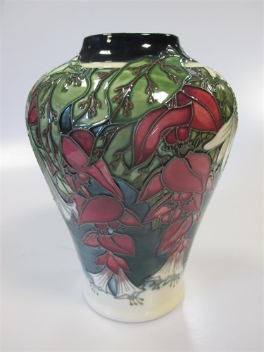 Lot 36 - A modern Moorcroft 'Nostalgia' patern vase, no...