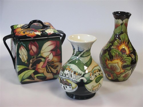 Lot 9 - A modern Moorcroft limited edtition vase by...