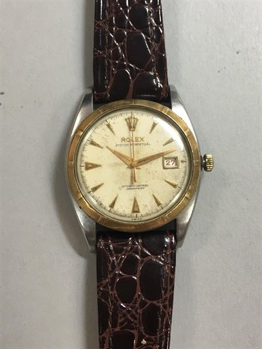 Lot 179 - Rolex - A gentleman's Oyster perpetual wristwatch