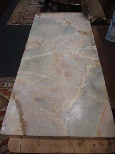 Lot 412 - A marble slab 153 x 70 x 3cm