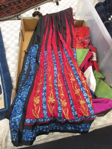 Lot 132 - From the Chinese borderlands, a long fur...