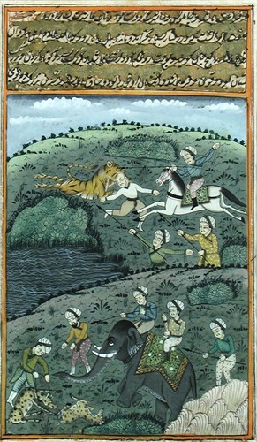 Lot 119 - Mughal miniature paintings, 19th Century