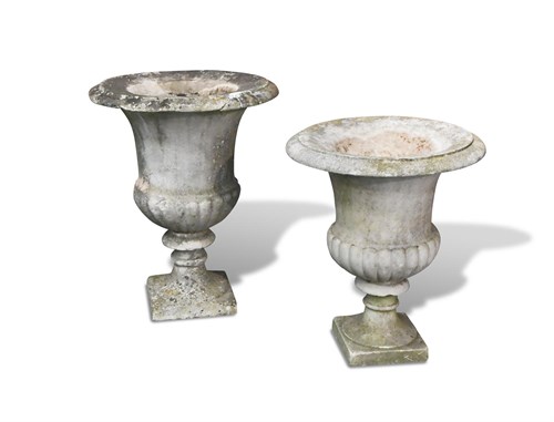 Lot 452 - A 19th century marble Campagna urn