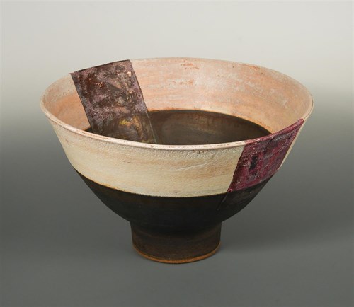 Lot 55 - Robin Welch, (British, born 1936), a large stoneware footed bowl