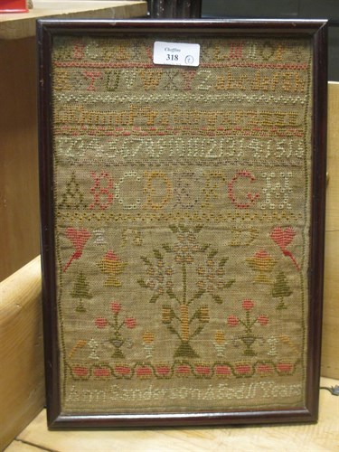 Lot 318 - Two samplers circa 1800 (2)