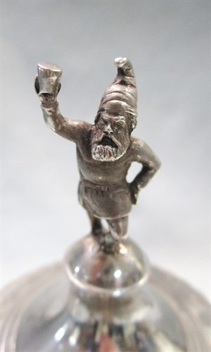 Lot 15 - A 19th century Danish silver cornucopia