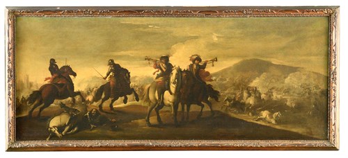 Lot 103 - Attributed to Jacques Courtois called Il Borgognone (French/Italian, 1621-1676)