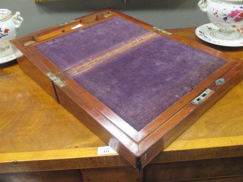 Lot 102 - A Regency mahogany writing box