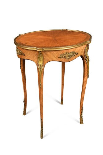 Lot 421 - A Louis XVI revival kingwood occasional table