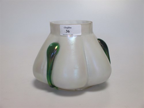 Lot 36 - A Loetz type vase