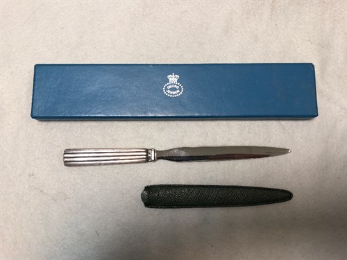 Lot 125 - Georg Jensen, a Danish metalwares and stainless steel paperknife