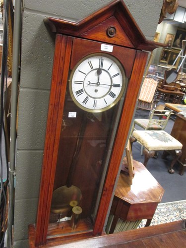 Lot 499 - A Vienna type wall clock