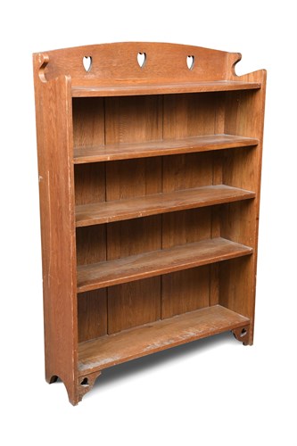Lot 206 - Liberty & Co., an Arts & Crafts oak bookcase