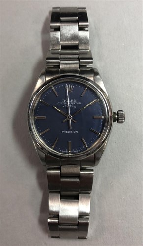 Lot 184 - Rolex - A gentleman's Oyster Perpetual 'Air King'  precision stainless steel wristwatch