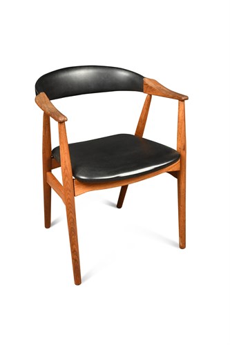 Lot 269 - Thomas Harlev for Farstrup, a Danish teak elbow chair