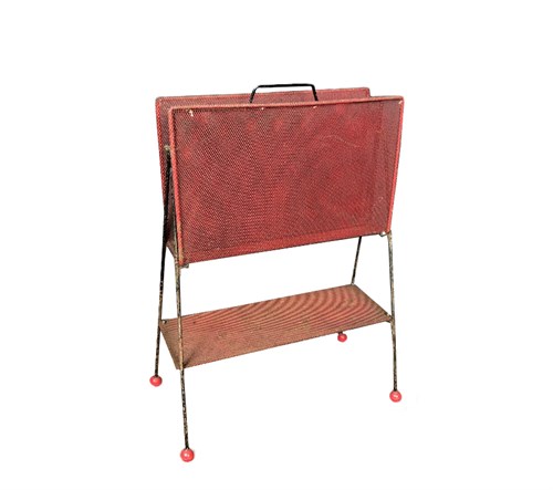 Lot 270 - An Atomic ball magazine rack