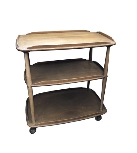 Lot 290 - An Ercol elm tea trolley