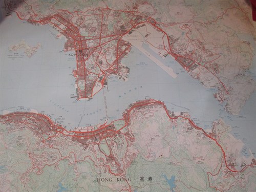 Lot 290 - A quantity of maps of Hong Kong, Kowloon and...