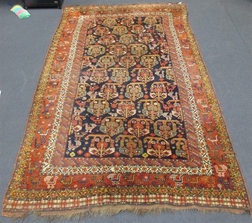 Lot 502 - Red ground rug, 290 x 158cm