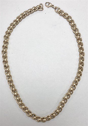 Lot 279 - A 9ct gold fancy link chain