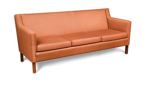 Lot 260 - In the manner of  Børge Mogensen, a 1960's Danish three-seater sofa