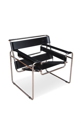 Lot 254 - After Marcel Breuer (Hungarian, 1902-1981), a Wassily chair