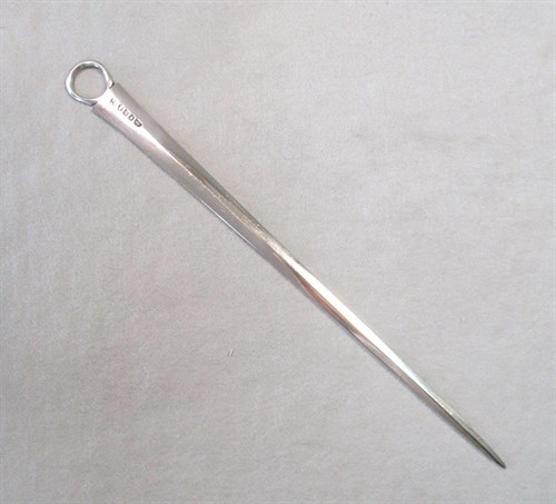 Lot 124 - A George III meat skewer by Peter and Ann Bateman