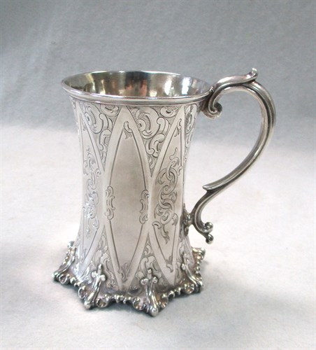 Lot 125 - A Victorian silver christening mug