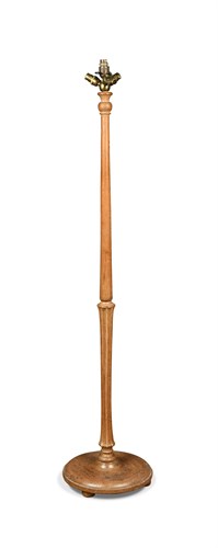 Lot 177 - An early twentieth century pale oak standard...