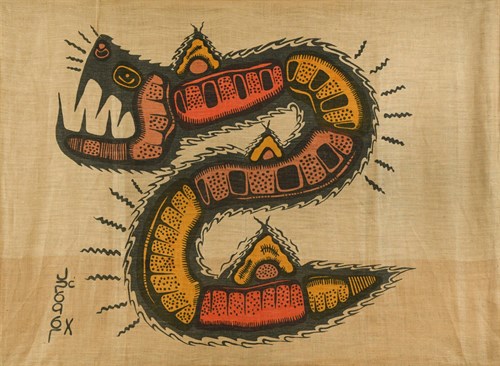 Lot 267 - Joshim Kakegamic (Canadian, 1952-1993), Snake,...