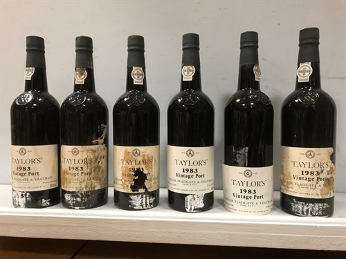 Lot 91 - Taylor's vintage port 1983, 11 bottles, levels...