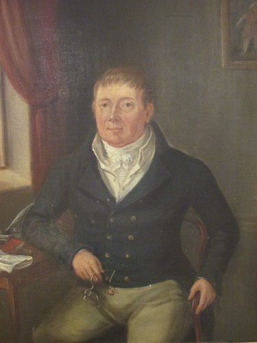 Lot 286 - English School, circa 1810, a gentleman seated...