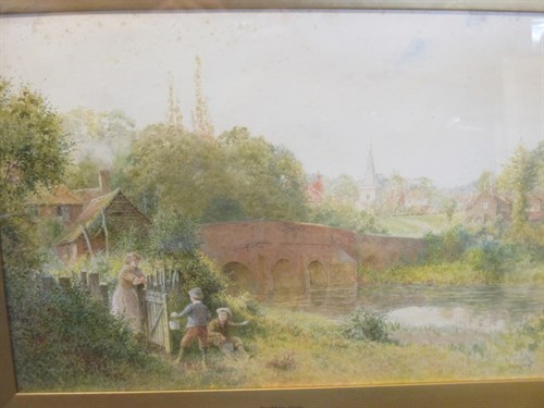 Lot 250 - Charles Gregory (British, 1850 - 1920) RWS...