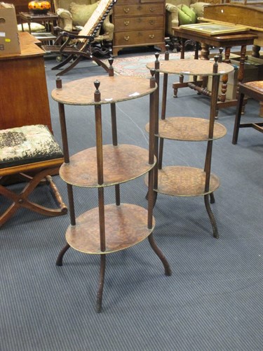 Lot 398 - A pair of late 19th century french inlaid...