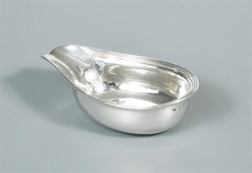 Lot 68 - A George III silver pap boat