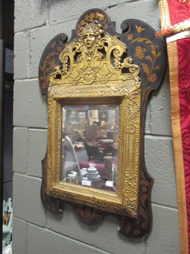 Lot 398 - An early 20th century gilt and stained pine...