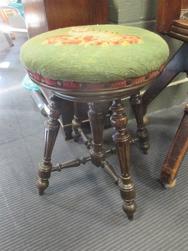 Lot 413 - A Victorian simulated rosewood adjustable...