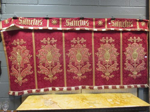 Lot 393 - A late Victorian early 20th century altar...